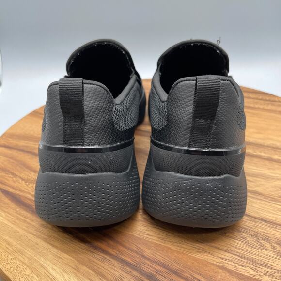 Skechers Go Walk Massage Fit Ripple Shoes Mens Size 10 Black Slip On Comfort - Picture 4 of 8
